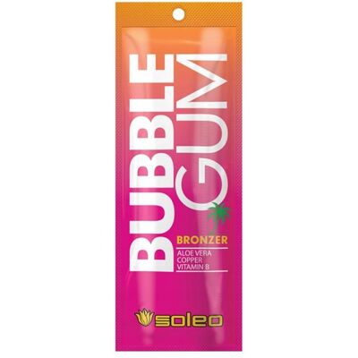 Soleo Bubble Gum Bronzer Avec Accélérateur X5 - Publicité Soleo Bubble Gum Bronzer Avec Accélérateur X5 - Publicité