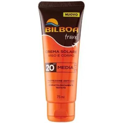 Bilboa Crème Solaire Voyage Protection Moyenne Spf20 Visage Corps 75 Ml 4543 - Publicité Bilboa Crème Solaire Voyage Protection Moyenne Spf20 Visage Corps 75 Ml 4543 - Publicité