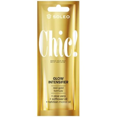 Soleo Chic! Accélérateur De Bronzage Aux Particules - Publicité Soleo Chic! Accélérateur De Bronzage Aux Particules - Publicité