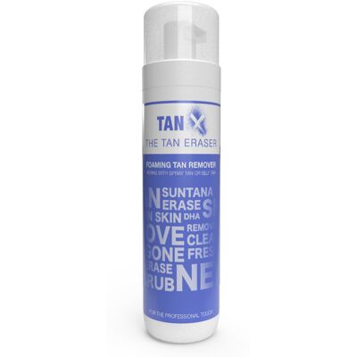 Suntana Dissolvant De Bronzage Sans Trace Tan-X Moussant - 200ml - Publicité Suntana Dissolvant De Bronzage Sans Trace Tan-X Moussant - 200ml - Publicité