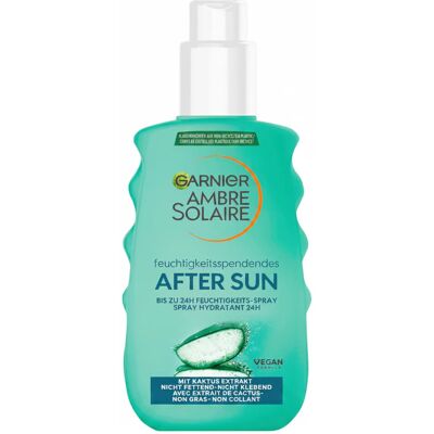 Garnier Ambre Solaire After Sun Spray - Répare la peau, Hydratant, Prolonge le bronzage - Publicité Garnier Ambre Solaire After Sun Spray - Répare la peau, Hydratant, Prolonge le bronzage - Publicité