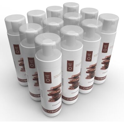 Suntana Soi Fauve Mousse - Chocolat Parfumé Foncé 12% Dha - 12 X Au Détail - Publicité Suntana Soi Fauve Mousse - Chocolat Parfumé Foncé 12% Dha - 12 X Au Détail - Publicité