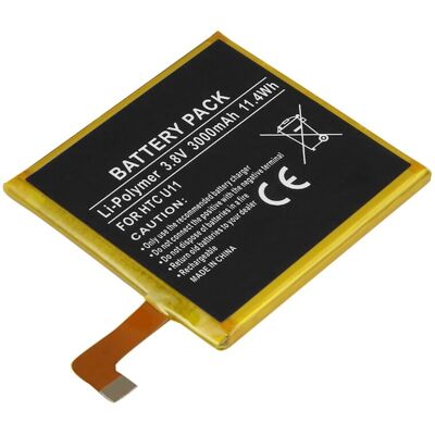 Avizar Batterie Pour Htc U11 Li-Polymer 3.8v 3000mah 11.4wh Noir / Or - Publicité Avizar Batterie Pour Htc U11 Li-Polymer 3.8v 3000mah 11.4wh Noir / Or - Publicité