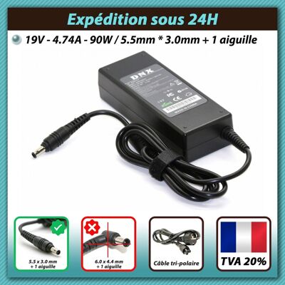 Alimentation Chargeur Pour Samsung Np-X60 Q210 Q310 R519 R700 R780 90w 19v 4.74a - Publicité Alimentation Chargeur Pour Samsung Np-X60 Q210 Q310 R519 R700 R780 90w 19v 4.74a - Publicité