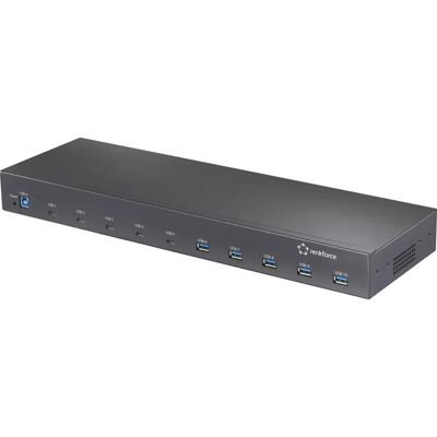 Renkforce Rf-6627278 Hub Usb 10 Ports Usb-A Usb 3.2 Gen2 10 Gbit/s Pour - Publicité Renkforce Rf-6627278 Hub Usb 10 Ports Usb-A Usb 3.2 Gen2 10 Gbit/s Pour - Publicité