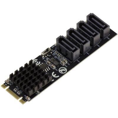 Carte Contrôleur PCIe M.2 NGFF Clé B+M Marvel - RAID 0/1/10 - Publicité Carte Contrôleur PCIe M.2 NGFF Clé B+M Marvel - RAID 0/1/10 - Publicité