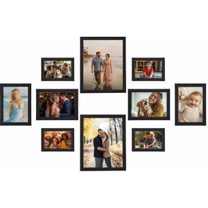 10 Cadres Photo En Verre Coloris Noir - 3 Tailles Différentes - Your Design - Publicité 10 Cadres Photo En Verre Coloris Noir - 3 Tailles Différentes - Your Design - Publicité