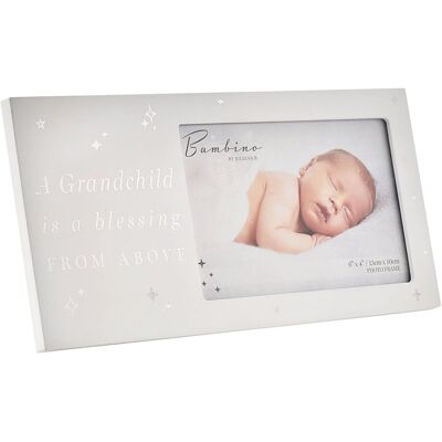 Bambino Cadre Photo En Bois Pour Petit-Enfant 6' X 4' Avec Inscription - Publicité Bambino Cadre Photo En Bois Pour Petit-Enfant 6' X 4' Avec Inscription - Publicité