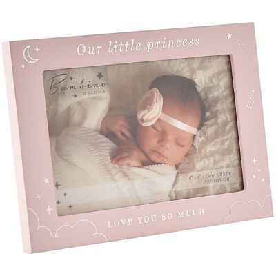 Bambino - Cadre Photo Simple Little Princess (Wd3941) - Publicité Bambino - Cadre Photo Simple Little Princess (Wd3941) - Publicité