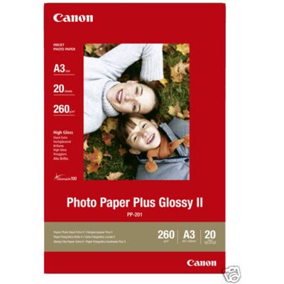 Papier Canon Brillant Glossy A3 20f 260g Pp-201 Pp201 - Publicité Papier Canon Brillant Glossy A3 20f 260g Pp-201 Pp201 - Publicité