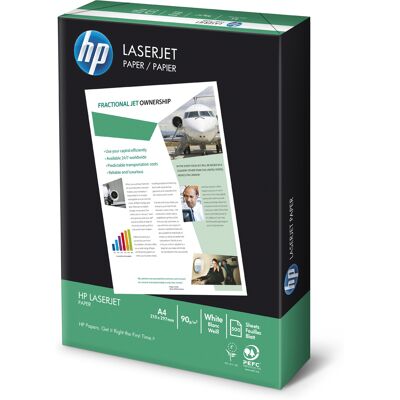 Ramette Papier Hp A4 Couche Blanc 90g /m2 500f Df / Double Face Photo Laser Ok - Publicité Ramette Papier Hp A4 Couche Blanc 90g /m2 500f Df / Double Face Photo Laser Ok - Publicité