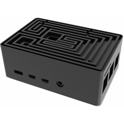 Boîtier Aluminium Maze Pour Raspberry Pi 4 Modèle B - Akasa - Publicité Boîtier Aluminium Maze Pour Raspberry Pi 4 Modèle B - Akasa - Publicité