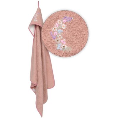 Babymatex Couverture De Baignoire Bébé 80x80 Cm Robin Fleurs Roses - Publicité Babymatex Couverture De Baignoire Bébé 80x80 Cm Robin Fleurs Roses - Publicité