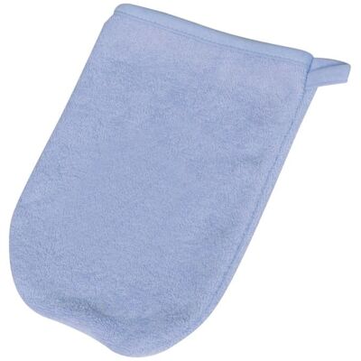 Babymatex Gant De Toilette En Éponge Et Bambou Bleu - Publicité Babymatex Gant De Toilette En Éponge Et Bambou Bleu - Publicité