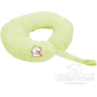 Babymatex Coussin De Positionnement Vert Pepi Avec Ours En Peluche - Publicité Babymatex Coussin De Positionnement Vert Pepi Avec Ours En Peluche - Publicité