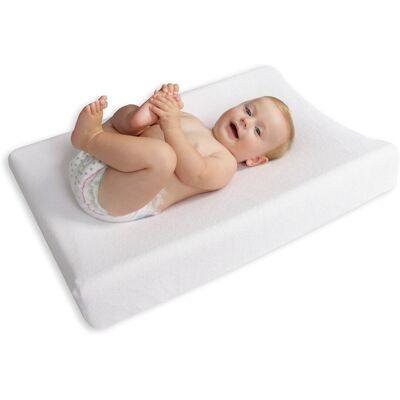 Babymatex Housse En Tissu Éponge Pour Table À Langer 50x70/80 Premium Blanc - Publicité Babymatex Housse En Tissu Éponge Pour Table À Langer 50x70/80 Premium Blanc - Publicité