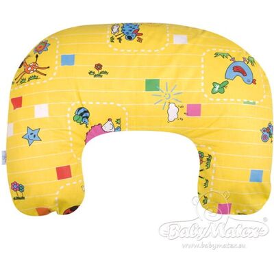 Babymatex Coussin De Positionnement Minirelax En Coton Croissant 140 Cm, Motifs Animaux Ja - Publicité Babymatex Coussin De Positionnement Minirelax En Coton Croissant 140 Cm, Motifs Animaux Ja - Publicité