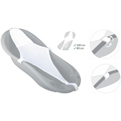 Babymatex Hamac De Bain Baby Matex Popiel - Publicité Babymatex Hamac De Bain Baby Matex Popiel - Publicité