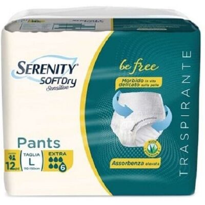 Artsana Serenity Doux Sec Sensible Couches Pour Adultes Taille L Offre 2 Paquets - Publicité Artsana Serenity Doux Sec Sensible Couches Pour Adultes Taille L Offre 2 Paquets - Publicité