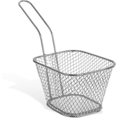 Sans Marque Panier À Frites En Argent 19x8x13,5 Cm - Publicité Sans Marque Panier À Frites En Argent 19x8x13,5 Cm - Publicité