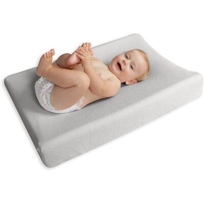 Babymatex Housse En Tissu Éponge Pour Table À Langer 50x70/80 Premium Gris - Publicité Babymatex Housse En Tissu Éponge Pour Table À Langer 50x70/80 Premium Gris - Publicité