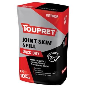 Toupret Enduit De Joint Sèche Rapidement 10kg Toufgbjsr10g - Publicité Toupret Enduit De Joint Sèche Rapidement 10kg Toufgbjsr10g - Publicité
