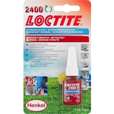 Loctite 2400 Frein Filet Moyen Sante Et Securite Professionnel 5 Ml - Publicité Loctite 2400 Frein Filet Moyen Sante Et Securite Professionnel 5 Ml - Publicité