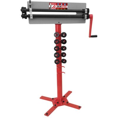 Holzmann SKM470S Machine à plier tôle - Manuel, 470mm profondeur, 6 rouleaux - Publicité Holzmann SKM470S Machine à plier tôle - Manuel, 470mm profondeur, 6 rouleaux - Publicité