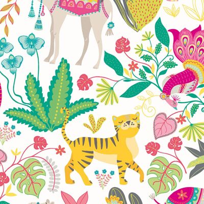 Wgu50135w - Quand I Cultivé Dessus Samba Safari Fruit Salade Ohpopsi Papier - Publicité Wgu50135w - Quand I Cultivé Dessus Samba Safari Fruit Salade Ohpopsi Papier - Publicité