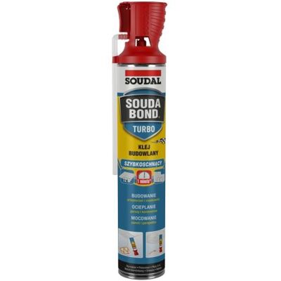 Soudal Soudabond Turbo Gg Colle Mousse Universelle En Tube 750ml - St750gg - Publicité Soudal Soudabond Turbo Gg Colle Mousse Universelle En Tube 750ml - St750gg - Publicité