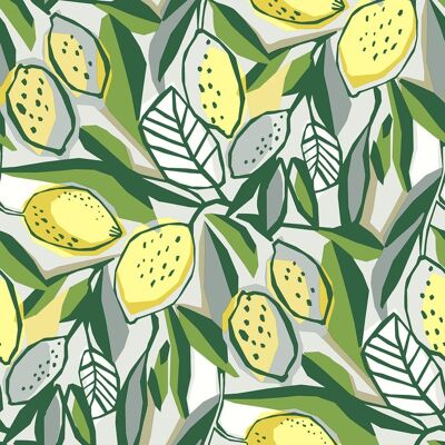 Fd26420_seychelles Abstrait Botanique Crème Vert Jaune Fine Decor Papier Peint - Publicité Fd26420_seychelles Abstrait Botanique Crème Vert Jaune Fine Decor Papier Peint - Publicité