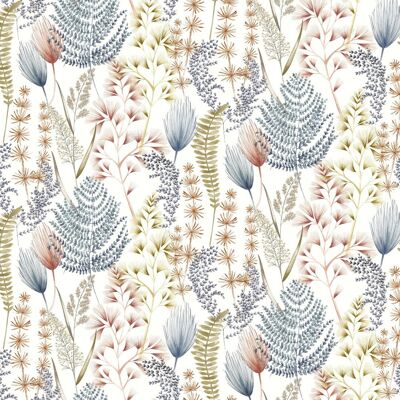 Jrd50104w - Papier Peint Denim Ohpopsi Fougères D'Été Jardin - Publicité Jrd50104w - Papier Peint Denim Ohpopsi Fougères D'Été Jardin - Publicité