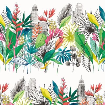 Ohpopsi - Cep50107w - Urban Tropic - Tropical Bright - Papier peint - Publicité Ohpopsi - Cep50107w - Urban Tropic - Tropical Bright - Papier peint - Publicité
