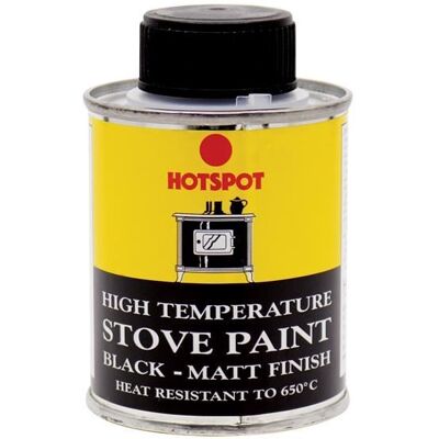 Peinture Hotspot pour Poêles - Noir Mat 100ml - Publicité Peinture Hotspot pour Poêles - Noir Mat 100ml - Publicité