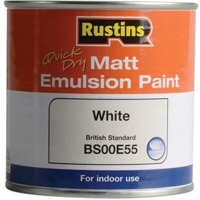 Rustins - MEMLW250 - Blanc - 250ml - Paint - Publicité Rustins - MEMLW250 - Blanc - 250ml - Paint - Publicité