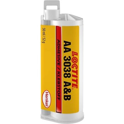 Loctite Aa 3038 Adhésif Acrylique Plastique Jaune 50ml - Publicité Loctite Aa 3038 Adhésif Acrylique Plastique Jaune 50ml - Publicité