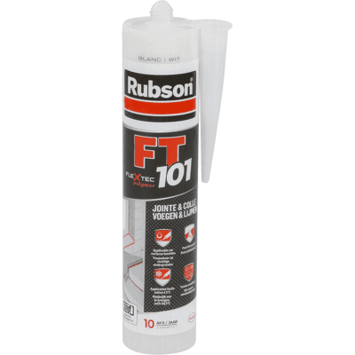 Ft101, Joint & Colle 290ml - Rubson - Publicité Ft101, Joint & Colle 290ml - Rubson - Publicité