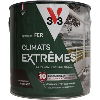 Peinture Fer V33 \"Brun Havane\" 2l - Publicité Peinture Fer V33 \"Brun Havane\" 2l - Publicité