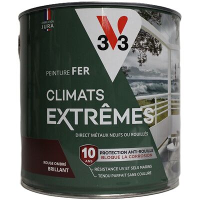 Peinture Fer V33 \"Rouge Ombré\" 2l - Publicité Peinture Fer V33 \"Rouge Ombré\" 2l - Publicité
