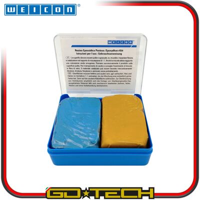 Résine Époxy Bi-Composant Weicon Mastic Métal Haute Température 400 G - Publicité Résine Époxy Bi-Composant Weicon Mastic Métal Haute Température 400 G - Publicité