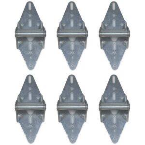Eurowagens 6pcs Acier Inoxydable Porte Garage Charnières Avec Montage Boulons Pour Facile - Publicité Eurowagens 6pcs Acier Inoxydable Porte Garage Charnières Avec Montage Boulons Pour Facile - Publicité
