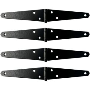 Eurowagens Bracelet Charnières Rechange Noir Porte Cabane Gate Avec Vis Facile À Installer - Publicité Eurowagens Bracelet Charnières Rechange Noir Porte Cabane Gate Avec Vis Facile À Installer - Publicité