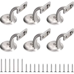 Uxcell 6 Supports Pour Rampes Anti-Rouille Nickel Satiné, Pour Escalier - Publicité Uxcell 6 Supports Pour Rampes Anti-Rouille Nickel Satiné, Pour Escalier - Publicité