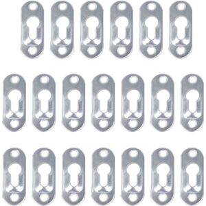 Eurowagens 20 Pcs Support De Clé Robuste Supports À Une Seule Coche Faciles À Utiliser - Publicité Eurowagens 20 Pcs Support De Clé Robuste Supports À Une Seule Coche Faciles À Utiliser - Publicité