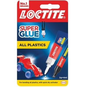 Loctite 2631378 Super Glue - Tous plastiques - 2g/4ml - Publicité Loctite 2631378 Super Glue - Tous plastiques - 2g/4ml - Publicité