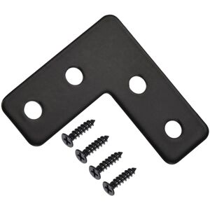 Uxcell L Forme 40mmx40mm Réparation Plat Supports Pour Joint Attache Vis Noir 10pcs - Publicité Uxcell L Forme 40mmx40mm Réparation Plat Supports Pour Joint Attache Vis Noir 10pcs - Publicité