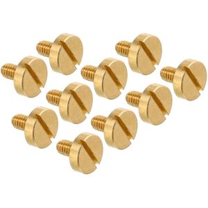 Uxcell Vis Pour M4x10mm À Empreinte Moletée, 20 Boulons Laiton À Tête Plate - Publicité Uxcell Vis Pour M4x10mm À Empreinte Moletée, 20 Boulons Laiton À Tête Plate - Publicité