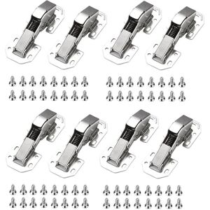 Eurowagens 8 Paquet Complet Revêtement Doux Fermeture Charnières 10.2cm Réglable À Clipser - Publicité Eurowagens 8 Paquet Complet Revêtement Doux Fermeture Charnières 10.2cm Réglable À Clipser - Publicité