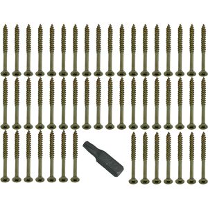 Onestopdiy Neuf 100 X Torx - Csk Rapide Facile Tête Vis À Bois 3.5mm X 20mm + Pointe Libre - Publicité Onestopdiy Neuf 100 X Torx - Csk Rapide Facile Tête Vis À Bois 3.5mm X 20mm + Pointe Libre - Publicité