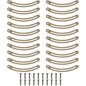 Sans Marque/générique Lot De 20 Charnières De Support De Couvercle En Métal Style Rétro Avec Vis Pou - Publicité Sans Marque/générique Lot De 20 Charnières De Support De Couvercle En Métal Style Rétro Avec Vis Pou - Publicité